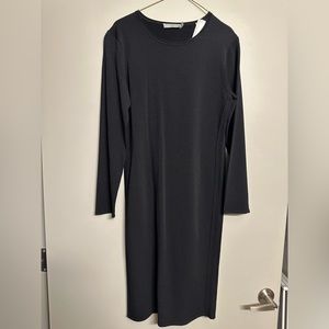 Vince black sweater dress